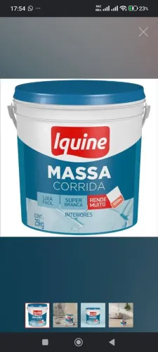 Massa corrida PVA iquine 25kg