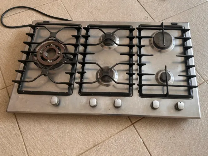 Cooktop a Gás Brastemp Gourmand 5 Bocas Inox