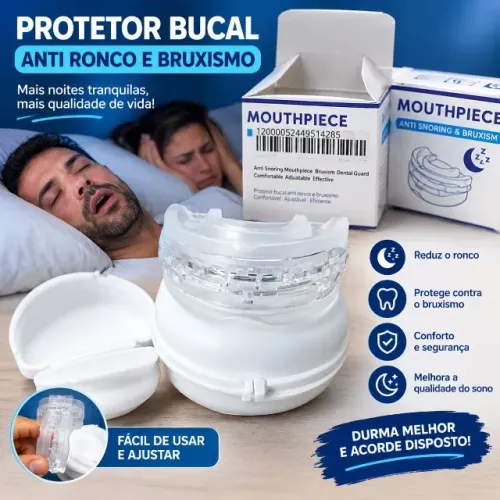 Protetor Bucal Anti Ronco / Bruxismo