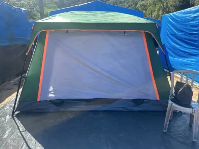 Barraca de Camping 12-16 Pessoas Impermeavel 4000mm JOYFOX Barraca Familiar Grande 420*305