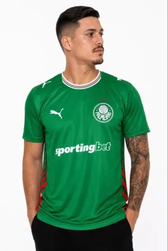 Camisa do palmeiras branca/verde 2026