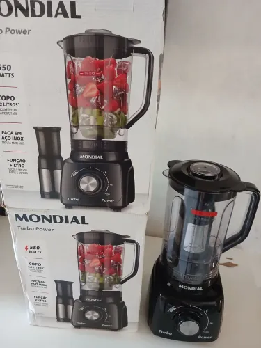 KIT LIQUIDIFICADOR +JARRA COM 6 TAÇAS