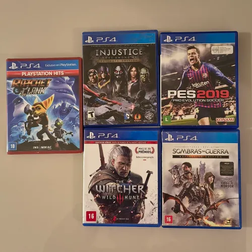 VENDO LOTE JOGOS PS4