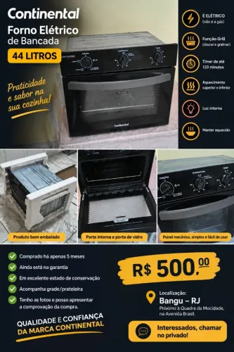 Forno elétrico 44 litros