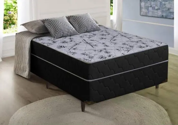 Cama box casal 12 centímetros de espuma D33 por 350 reais. Entrega grátis