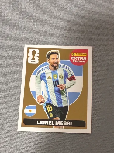 figurinha legend-2026- MESSI - GOLD