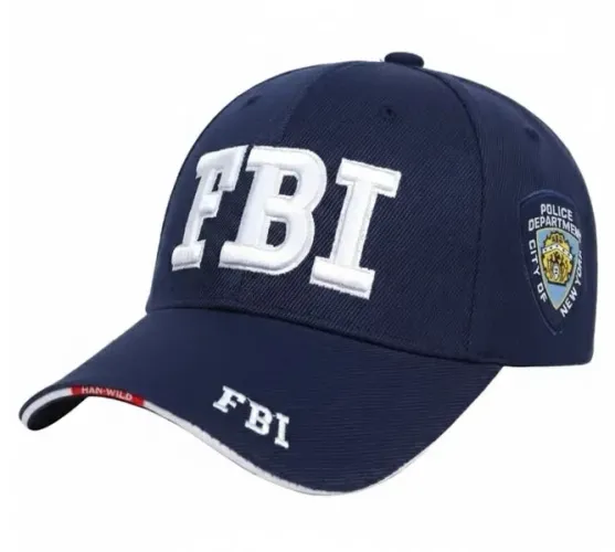 BONÉ AZUL F B I NOVO