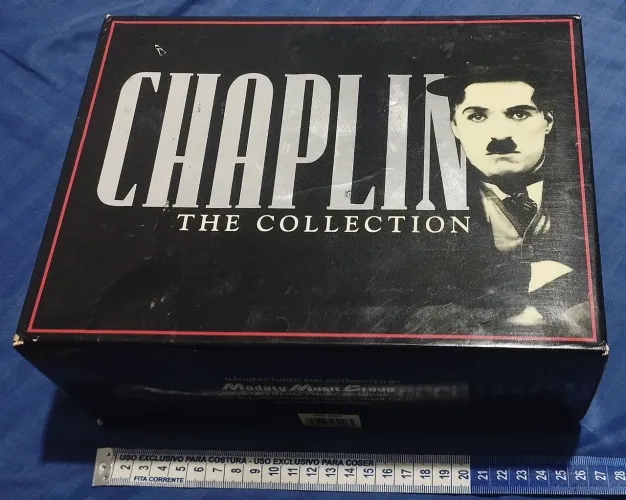Box c/ 10 Fitas VHS Charlie Chaplin - The Collection Importado Canadá 1993 (Ótimo estado)