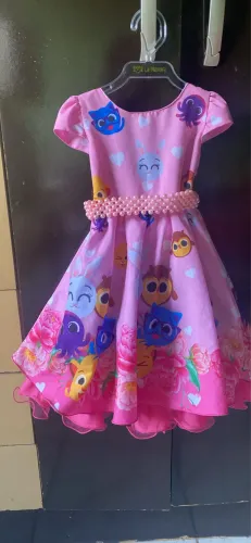 Vestido de festa bolo fofos