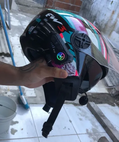 Cuida fw3 Fox óculos interno e intercomunicador 