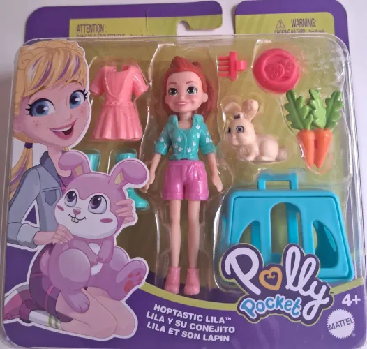 Bonequinha Polly Pocket Hop Tastic Lila
