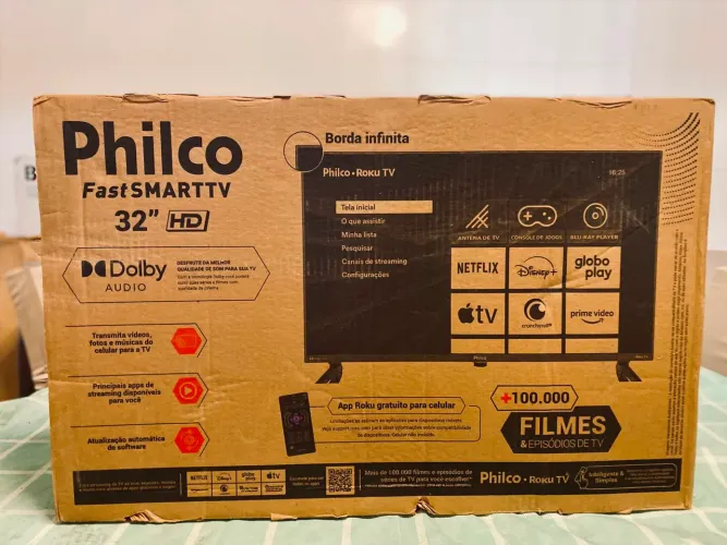 Vendo televisão 32 polegadas da Philco Nova!!