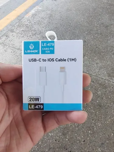 Cabo Carregador Tipo C para IOS Turbo 