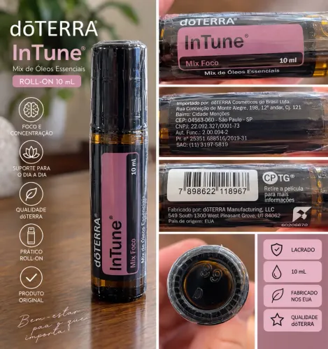 d?TERRA InTune 10ml - Mix de Óleos Essenciais - Lacrado