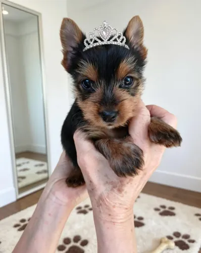 Yorkshire Terrier Princesa Melhor Presente de Dia Das MaMães