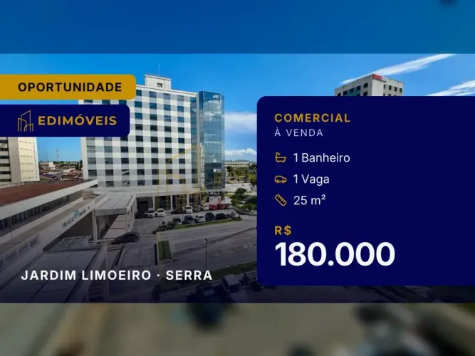 Jardim Limoeiro: Sala comercial em condomínio, venha conhecer!