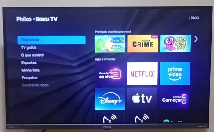 ? TV Philco Roku TV 32" Smart TV LED - Excelente Estado