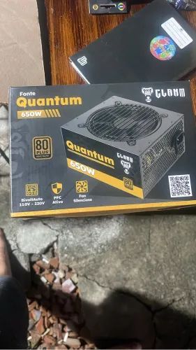 Fonte atx 650 W 80 plus clanm 