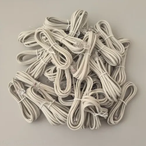100 Pç Cordão Liso Fone 2 Vias 1,8m Intelbras Original