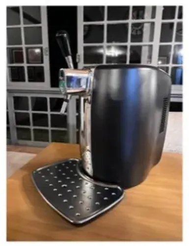 Chopeira Krups Heineken B101 preta de 5L