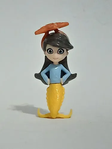 Brinquedo Kinder Ovo sereia amarela e morena