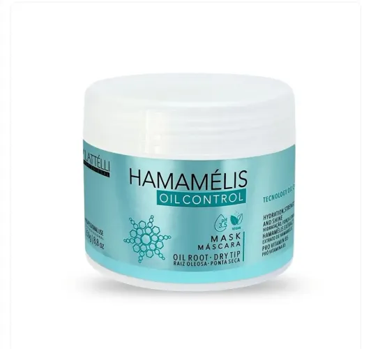 Máscara capilar profissional Hamamélis Plattelli - 250g