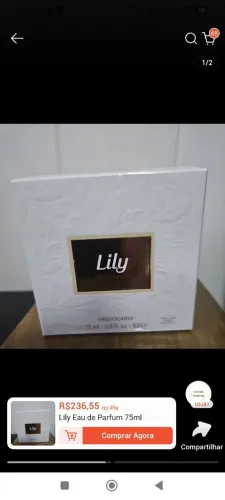 Perfume Lily Boticário 