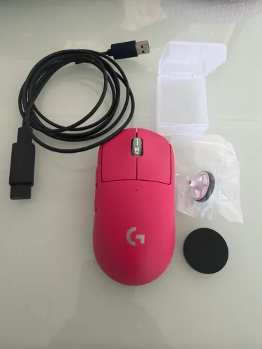 Mouse Gamer Logitech G Pro X Superlight 2 ? Rosa/Magenta ? Super Novo
