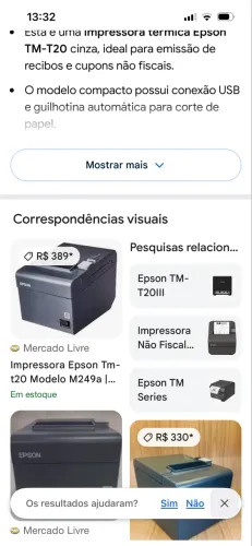 Impressora Epson  Tm-T20