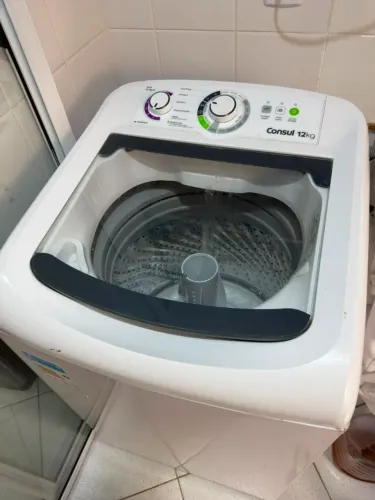 Máquina de Lavar Consul 12kg com Tampa de Vidro - Excelente Estado