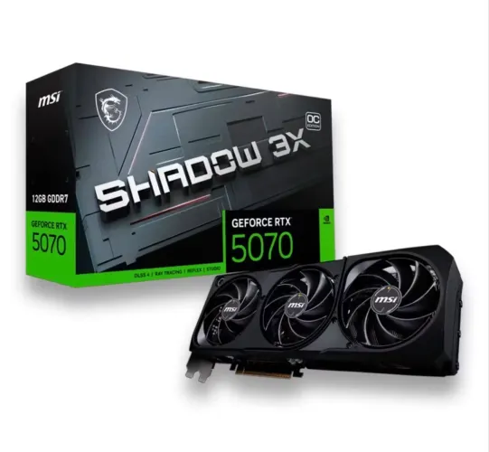 Rtx 5070 shadow triple fan LACRADA ZERADA