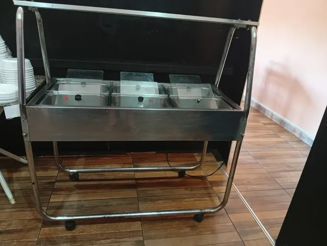 Estufa quente para marmitaria