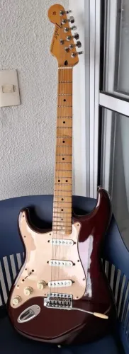 Fender Mexicana Canhota com captadores TEXMEX