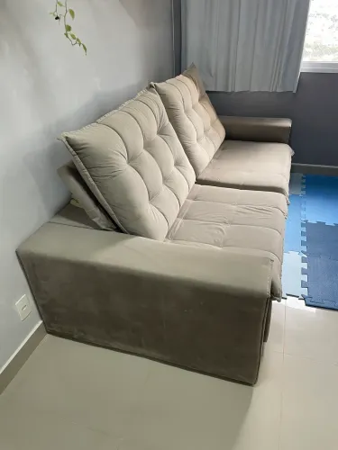 Sofá retrátil e reclinável 2,5m
