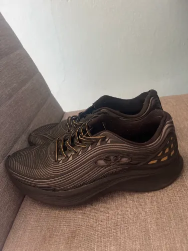 Tênis Masculino Esportivo Fluir Olympikus Preto/chumbo Liso 43 Br