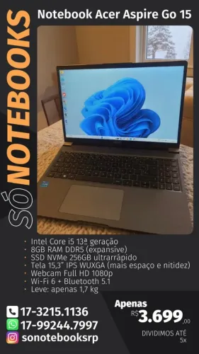 Notebook Acer Aspire GO 15