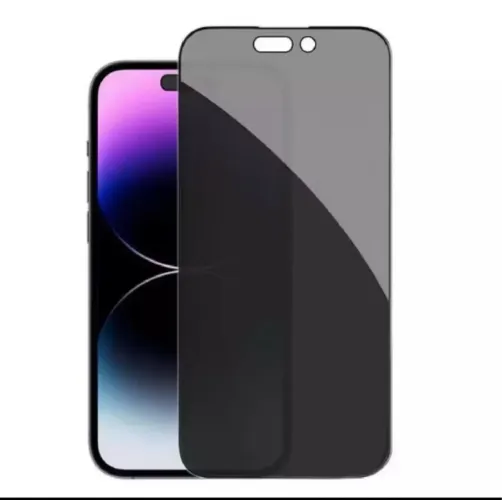 Película Vidro 3D Privacidade para IPhone Todos Modelos 7 8 X XS XR 11 12 13 14 15 16 Pro