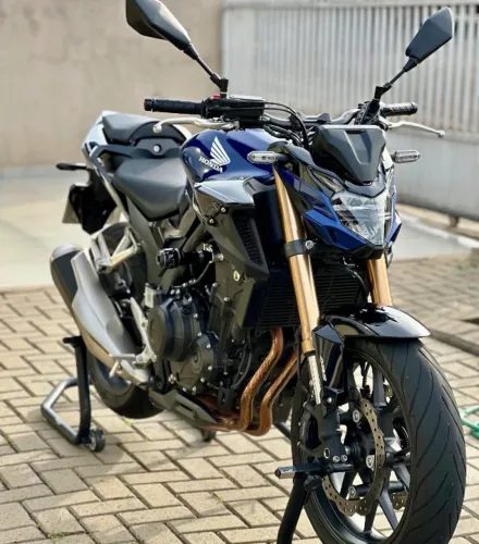 CB 500F 2024 Único Dono Baixa Km Sem Detalhes