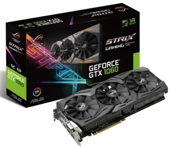 PLACA DE VIDEO 1060 ROG STRIX 6GB