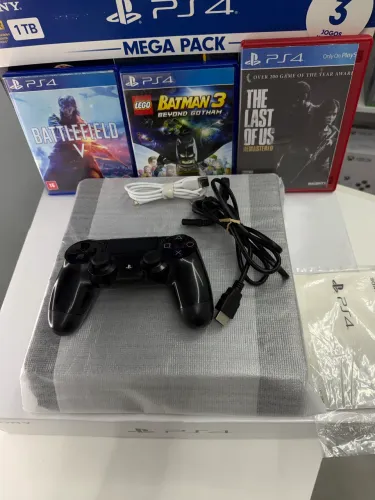 PS4 SLIM 1TB COMPLETO