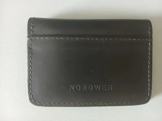 Carteira Masculina Nordweg Slim De Couro Café Nw041 Original