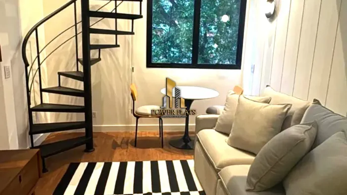 Flat duplex para locação na Vila Olímpia | 1 dormitório | 1 vaga | Excelente localização