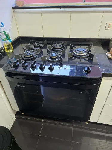 Fogão Embutir 5 Bocas Electrolux Preto Fe5ep