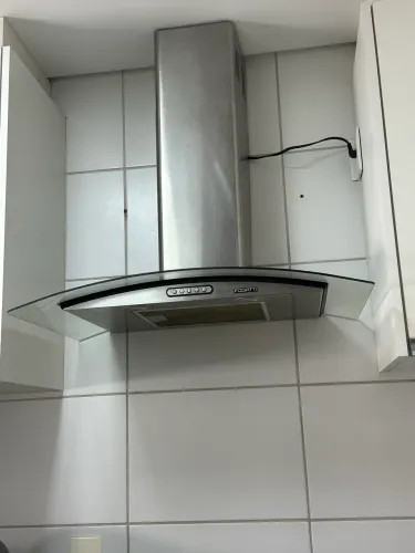 Coifa de Parede Fogatti Inox e Vidro Curvo
