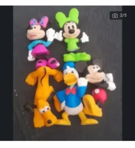 5 miniaturas Disney originais 