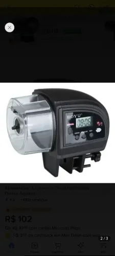 Alimentador automático de peixes boyu