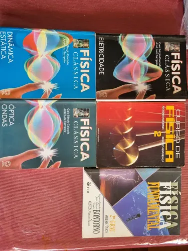 Lote de livros de fisica, asa sul