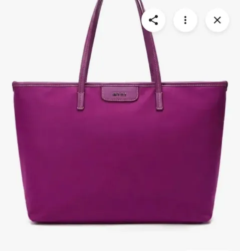 bolsa shopper em nylon santa lolla cor uva