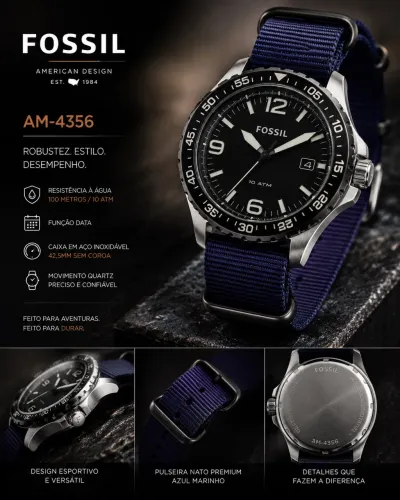 Relógio Fossil AM-4356