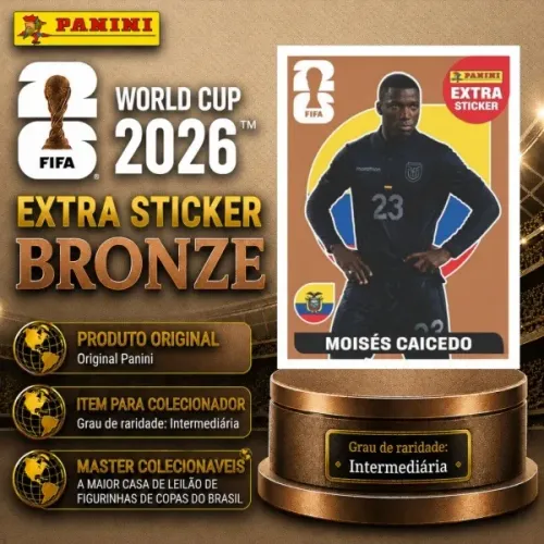 Figurinha Legend Copa 2026 ? Moisés Caicedo Bronze